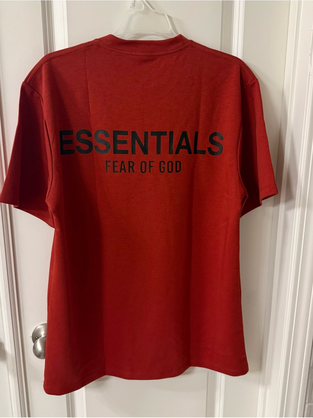 Fear of God ESSENTIALS Men's burnt Orange 🍊 Logo T-Shirt